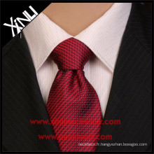 Cravates de polyester tissées en gros de Jacquard tissées
